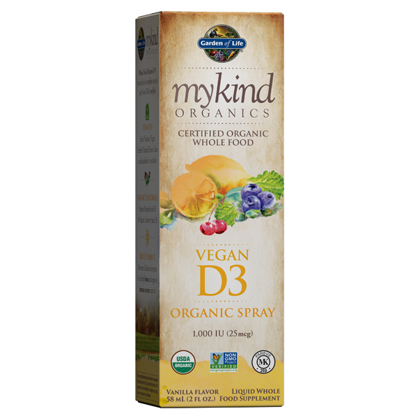 The mykind Organics Vegan D3 Spray 2oz Liquid